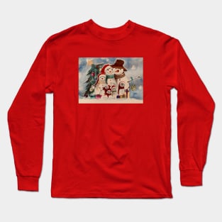 Snowman family Long Sleeve T-Shirt